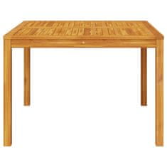 Petromila vidaXL Záhradný jedálenský stôl 110x110x75 cm, akáciový masív