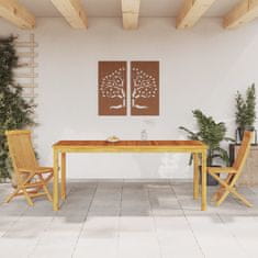Petromila vidaXL Záhradný jedálenský stôl 180x90x75 cm, akáciový masív