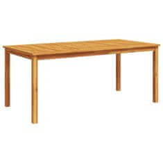 Petromila vidaXL Záhradný jedálenský stôl 180x90x75 cm, akáciový masív