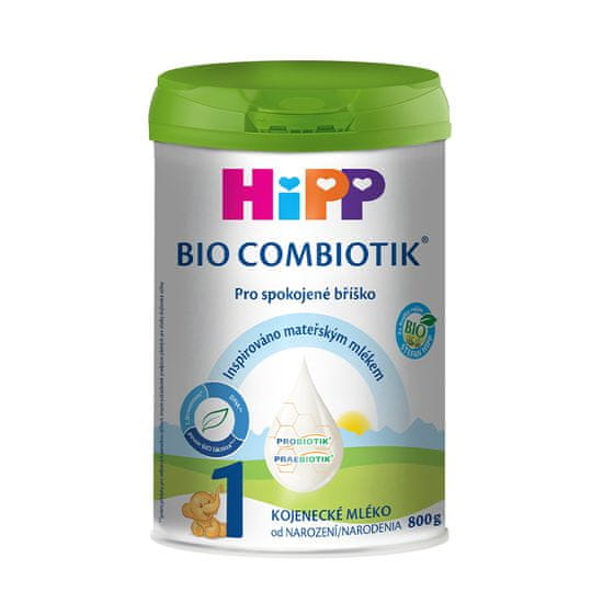 HiPP Počiatočná mliečna dojčenská výživa 1 BIO Combiotik od narodenia, 800 g