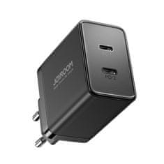 shumee Rýchla nástenná nabíjačka 40W 2x USB-C QC PD čierna