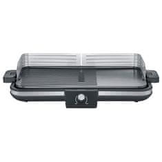 SEVERIN Plancha na gril , PG 8564, plancha gril, stolný, miska na tuk, keramický povlak, LED dispej, termostat, až 230°C, rukoväte, 2300 W