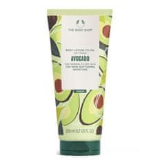 The Body Shop Telové mlieko pre normálnu až suchú pokožku Avocado (Body Lotion) 200 ml