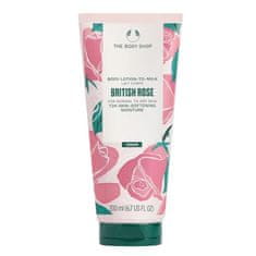 The Body Shop Telové mlieko pre normálnu až suchú pokožku British Rose (Body Lotion) 200 ml