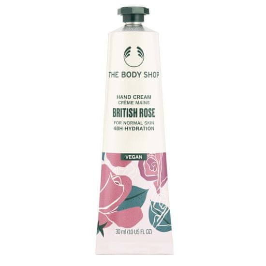 The Body Shop Hydratačný krém na ruky British Rose (Hand Cream)