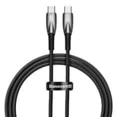 shumee Odolný flexibilný USB-C rýchlonabíjací kábel 100W 1m čierny