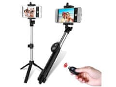 Verk 04094 Selfie tyč a statív s bluetooth ovládačom 2v1 COLOR