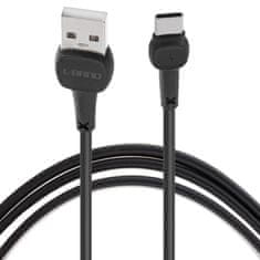 KIK KX5328_1 Synchronizačný a nabíjací kábel USB-C 1 M čierny