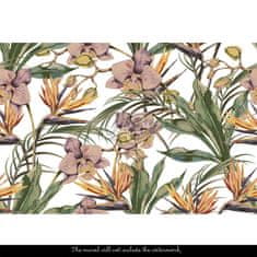 COLORAY.SK Fototapeta Orchidea v glamour štýle Samolepiaca fototapeta 250 x 250 cm