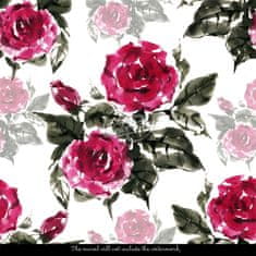 COLORAY.SK Fototapeta Atramentovo maľované ruže Samolepiaca fototapeta 250 x 250 cm