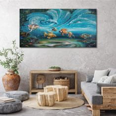 COLORAY.SK Obraz Canvas Maľovanie zvierat ryby 140x70 cm