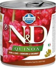 N & D DOG quinoa Adult Venison & Coconut 285g