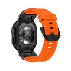 Tech-protect Delta Pro remienok na Apple Watch 42/44/45/49mm, orange / black