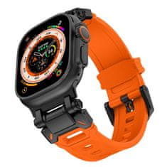 Tech-protect Delta Pro remienok na Apple Watch 42/44/45/49mm, orange / black