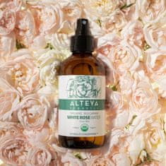 Alteya Organics Ružová voda z bielej ruže Alteya Organics v skle 240 ml