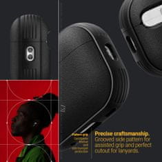 Spigen ochranný kryt Casaology Vault pro Apple AirPods Pro 2, čierna