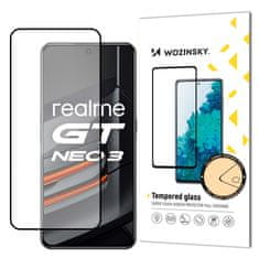 shumee Odolné 9H tvrdené sklo na celú obrazovku Realme GT Neo 3 s rámom Case Friendly black