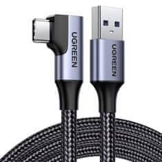 shumee Uhlový USB - USB-C kábel 5Gb/s 3A 1m čierny