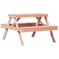 Petromila vidaXL Piknikový stôl 105x134x75 cm masívne drevo Douglas
