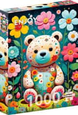 ENJOY Puzzle Kvetinový medvedík 1000 dielikov