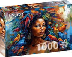 ENJOY Puzzle Pierková kráľovná 1000 dielikov