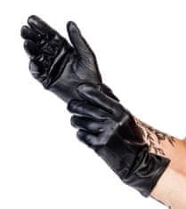 Rovicky Zateplené dámske rukavice z prírodnej kože s prešívaním - L