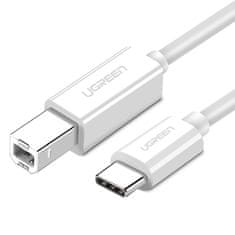 shumee USB-C - USB-B kábel tlačiarne 480Mb/s 1m biely