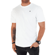 Dstreet Pánske tričko s potlačou biele rx5466 M