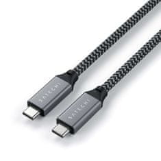 Nabíjací kábel USB4 100 W, USB-C - USB-C, 80 cm