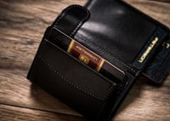Peterson Pánska kožená peňaženka s vonkajšou kabelkou