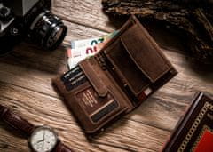 Peterson Pánska kožená peňaženka s vlasteneckým akcentom