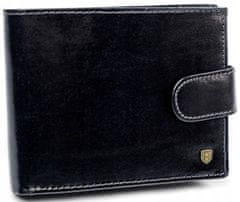 Rovicky Klasická pánska kožená peňaženka s RFID uzáverom