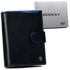 Rovicky Kožená pánska peňaženka na karty so systémom RFID Protect-