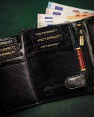 Peterson Pánska kožená peňaženka bez vonkajšej spony