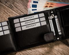 Rovicky Elegantná pánska peňaženka s RFID Protect antiskimming systémom