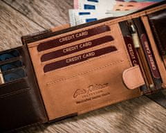 Peterson Pánska dvojfarebná kožená peňaženka