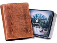 Peterson Pánska peňaženka z tieňovanej prírodnej kože