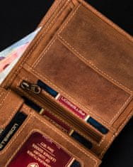 Peterson Kožená pánska peňaženka na karty