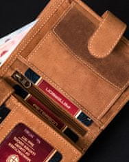 Peterson Pánska kožená peňaženka s RFID Protect