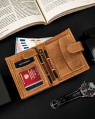 Peterson Pánska peňaženka z kvalitnej prírodnej kože so systémom RFID Protect