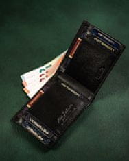 Peterson Pánska peňaženka z prírodnej karbónovej kože