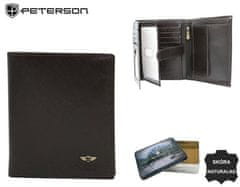 Peterson Veľká kožená pánska peňaženka