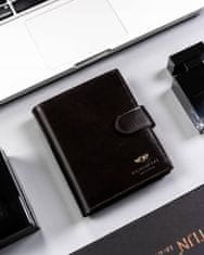 Peterson Klasická kožená pánska peňaženka na patentku