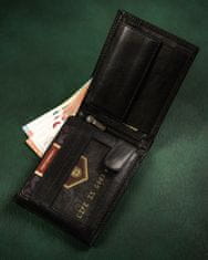 Peterson Pánska kožená peňaženka s vonkajším vreckom na karty