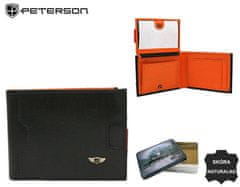 Peterson Malá, kožená pánska peňaženka s RFID systémom
