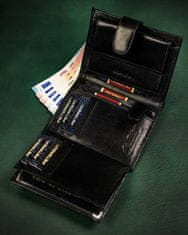 Peterson Kožená pánska peňaženka so zapínaním na patent