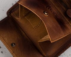 Inny Veľká, kožená pánska peňaženka s retiazkou