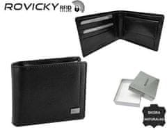 Rovicky Veľká, kožená pánska peňaženka s RFID systémom