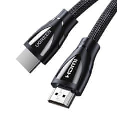 shumee HDMI 2.1 kábel 8K 60Hz 1,5m bavlnený oplet čierny