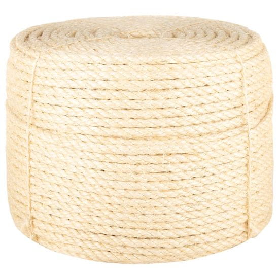 Vidaxl Lano, 100% sisal 10 mm, 25 m